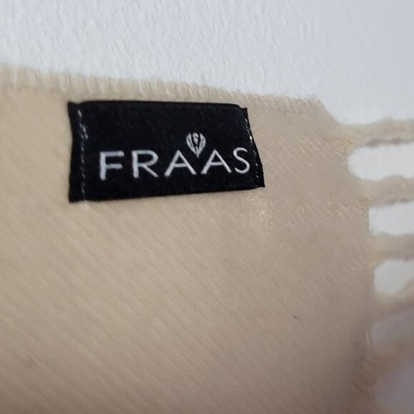 Fraas Made in Germany Plaid Scarf Neutral OS - Picture 4 of 7